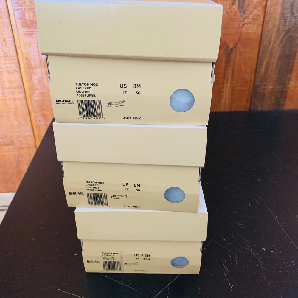 Michael Kors Fulton Moc Perforated Flats - Pink - Picture 8 of 8